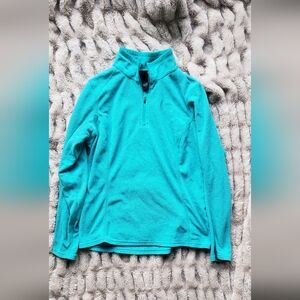 the northface womens size large half zip fleece pull over